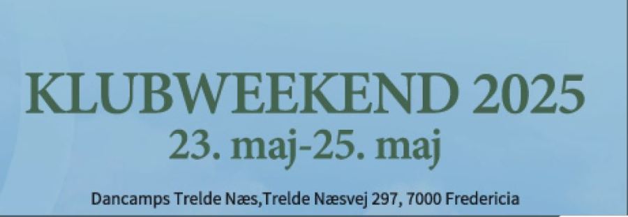 Klubweekend 2025