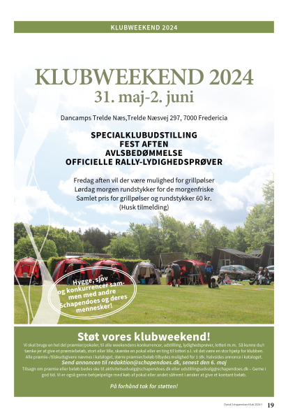 Klubweekend 2024